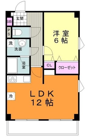 ベルフルール宮前平の物件間取画像